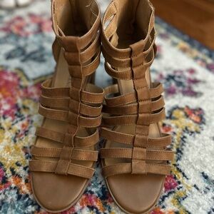 Lucky Brand Brown Gladiator Sandals
